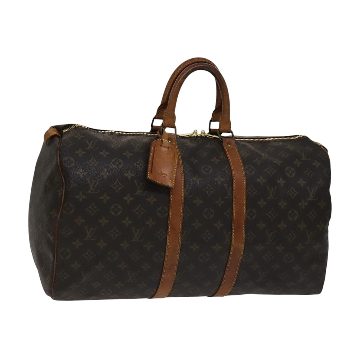 LOUIS VUITTON Monogram Keepall 50 Boston Bag M41426 LV th5569