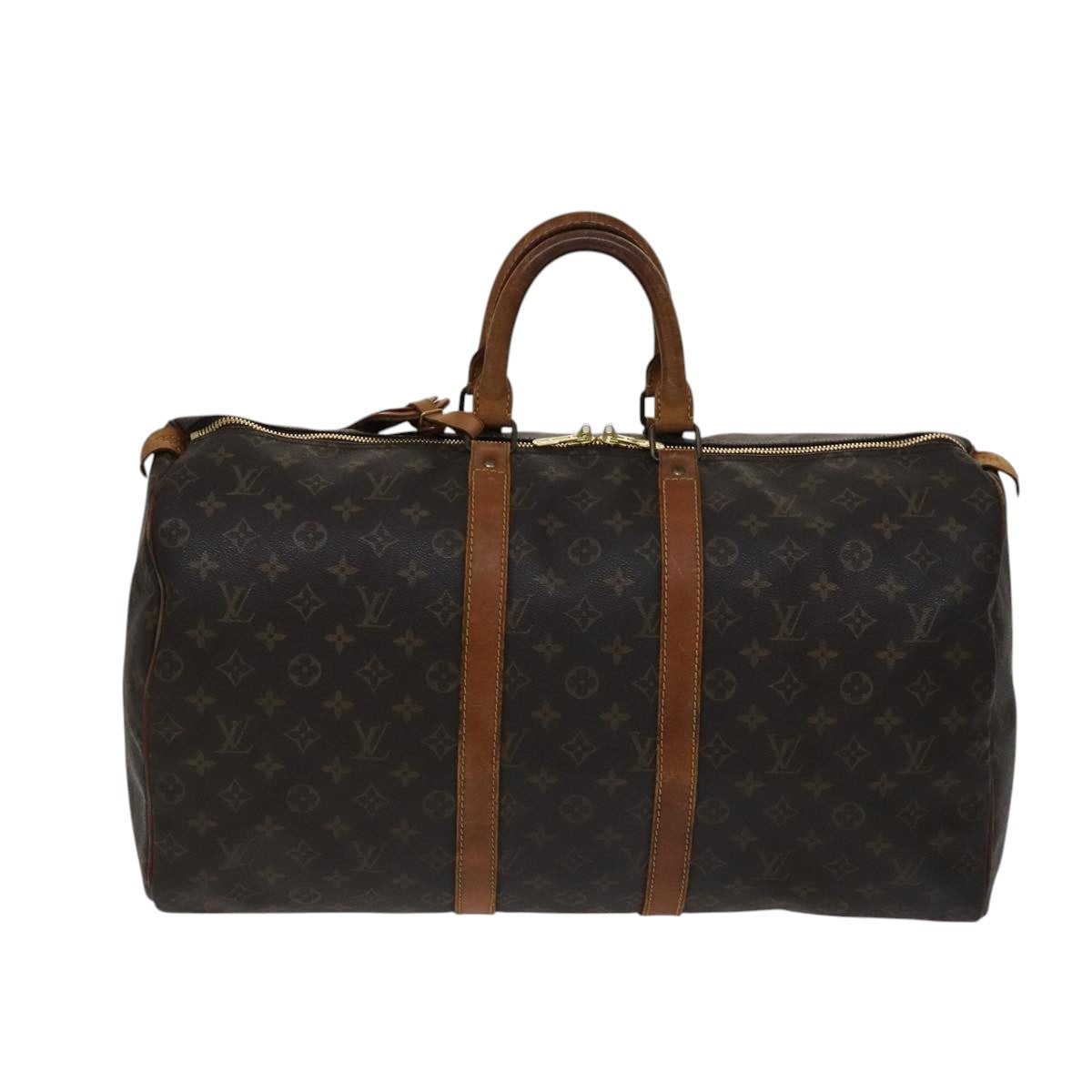 LOUIS VUITTON Monogram Keepall 50 Boston Bag M41426 LV th5569