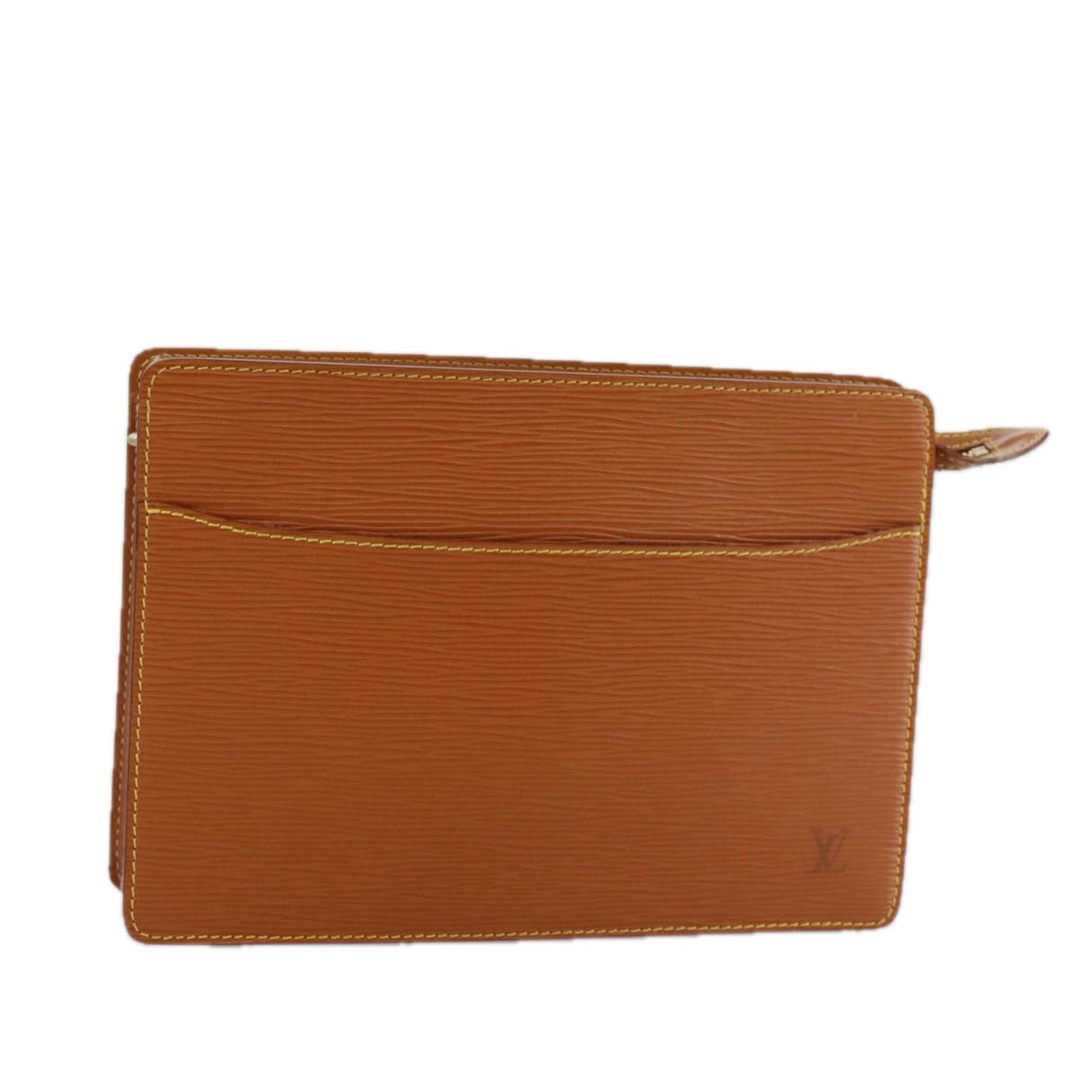 LOUIS VUITTON Epi Pochette Homme Clutch Bag Zipangu Gold M52528 LV th5570