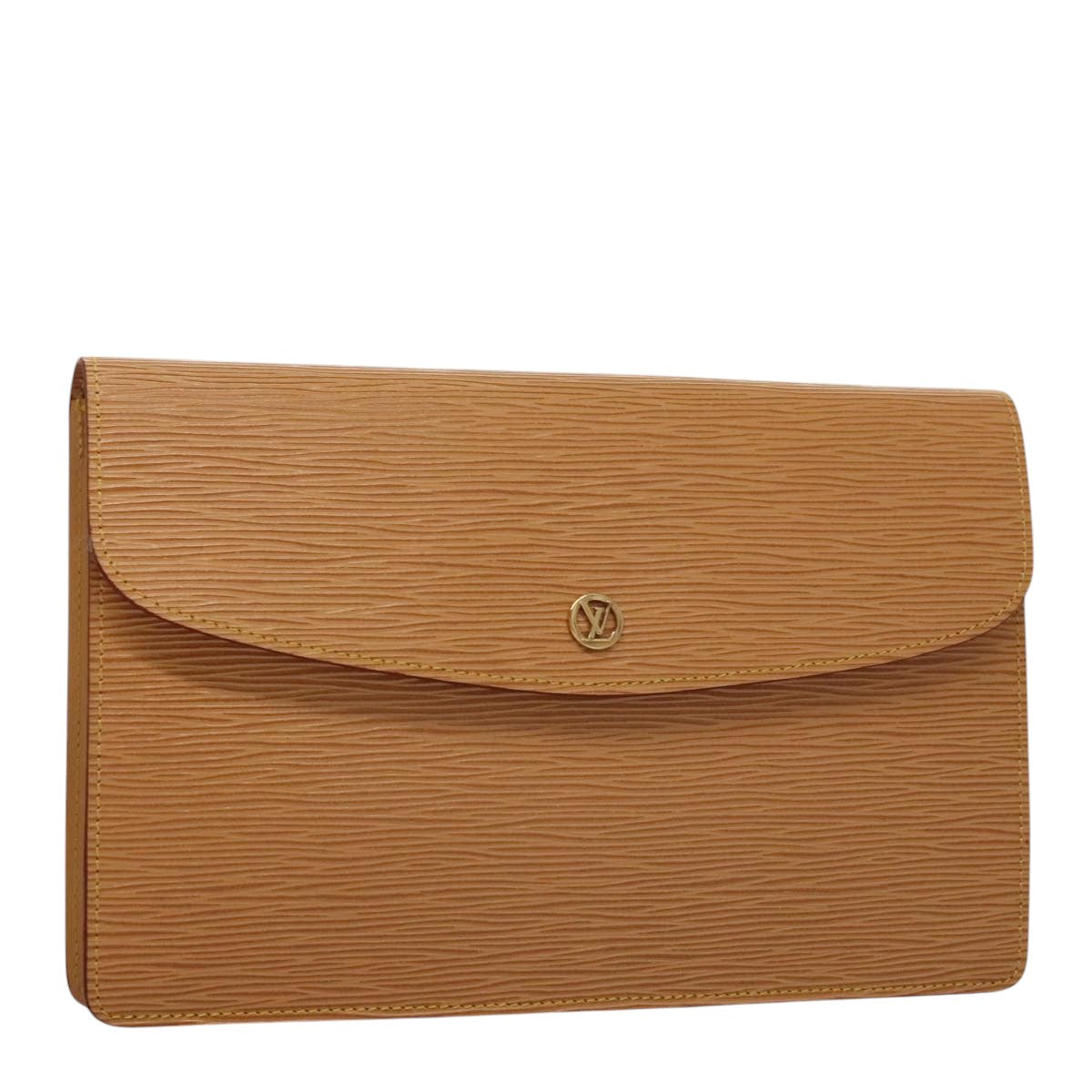 LOUIS VUITTON Epi Montaigne 27 Clutch Bag Winnipeg Beige M52656 LV th5572