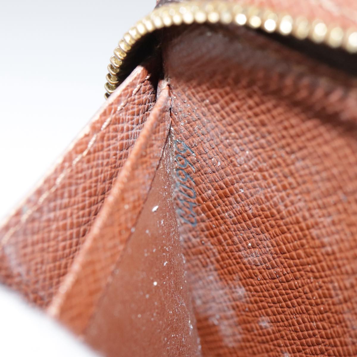 LOUIS VUITTON Monogram Porte Monnaie Zip Long Wallet M61727 LV th5588