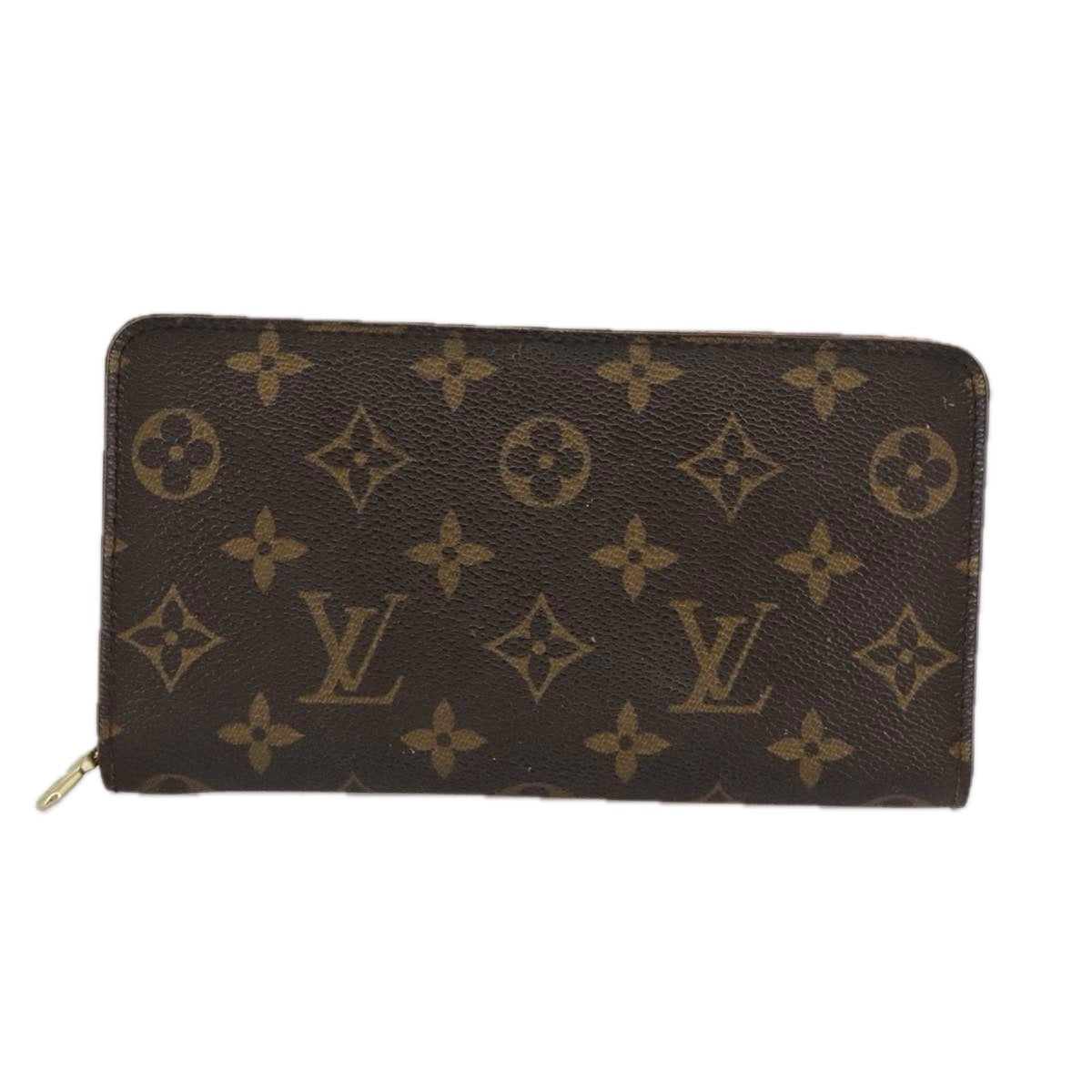 LOUIS VUITTON Monogram Porte Monnaie Zip Long Wallet M61727 LV th5588
