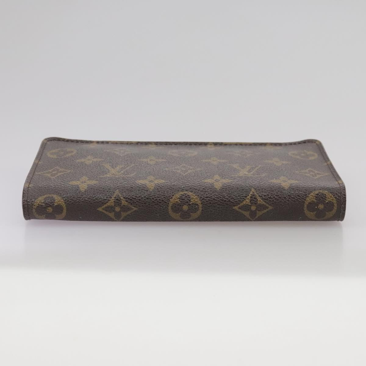 LOUIS VUITTON Monogram Porte Monnaie Zip Long Wallet M61727 LV th5588