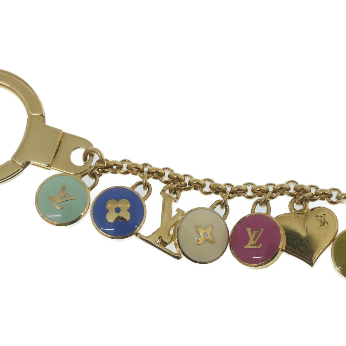 LOUIS VUITTON Porte Cles Cianne Pastilles Bag Charm Chain M65386 LV yk1944
