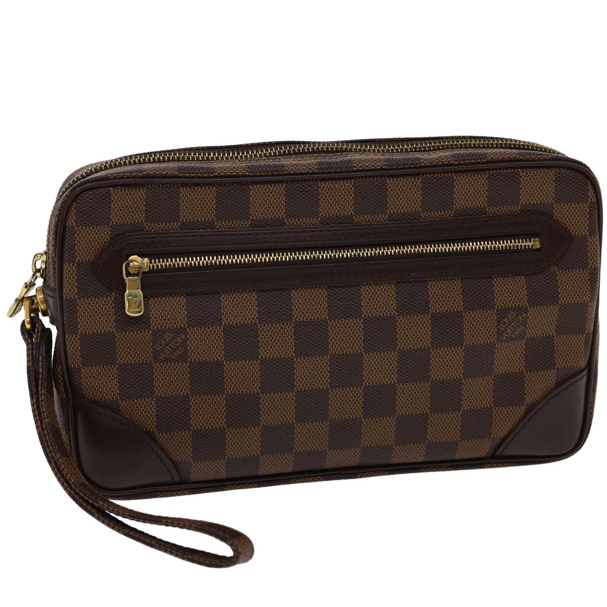 LOUIS VUITTON Damier Ebene Marly Dragonne GM Clutch Bag SP Order LV 25039SA