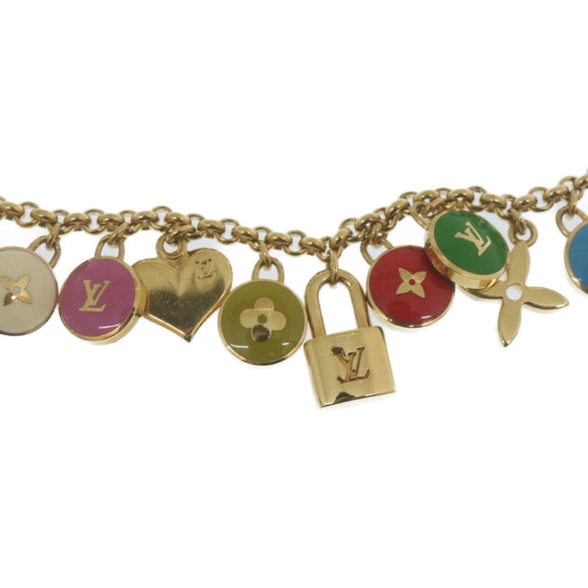 LOUIS VUITTON Porte Cles Cianne Pastilles Bag Charm Chain M65386 LV yk1944