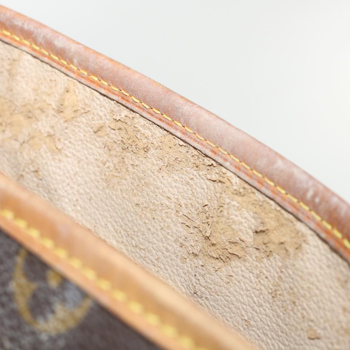 LOUIS VUITTON Monogram Bucket GM Shoulder Bag M42236 LV tp325