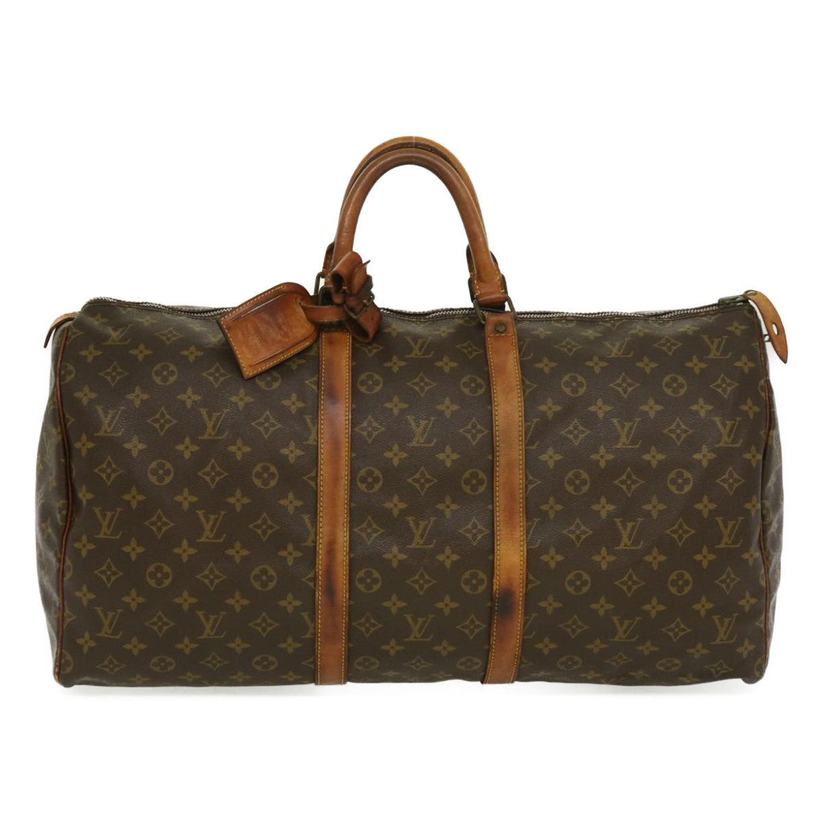 LOUIS VUITTON Monogram Keepall 55 Boston Bag Vintage M41424 LV th2647