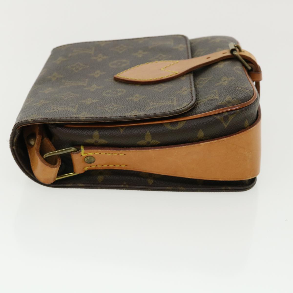 LOUIS VUITTON Monogram Cartouchiere MM Shoulder Bag M51253 LV jk2528