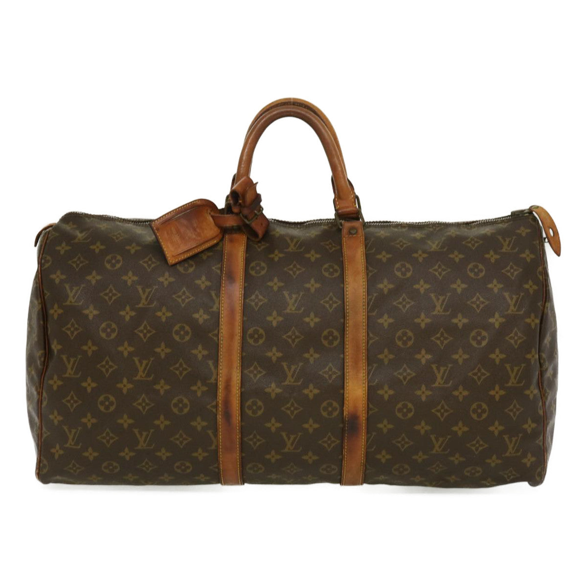 LOUIS VUITTON Monogram Keepall 55 Boston Bag Vintage M41424 LV th2647