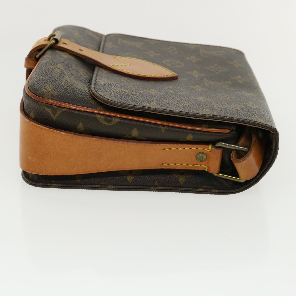 LOUIS VUITTON Monogram Cartouchiere MM Shoulder Bag M51253 LV jk2528