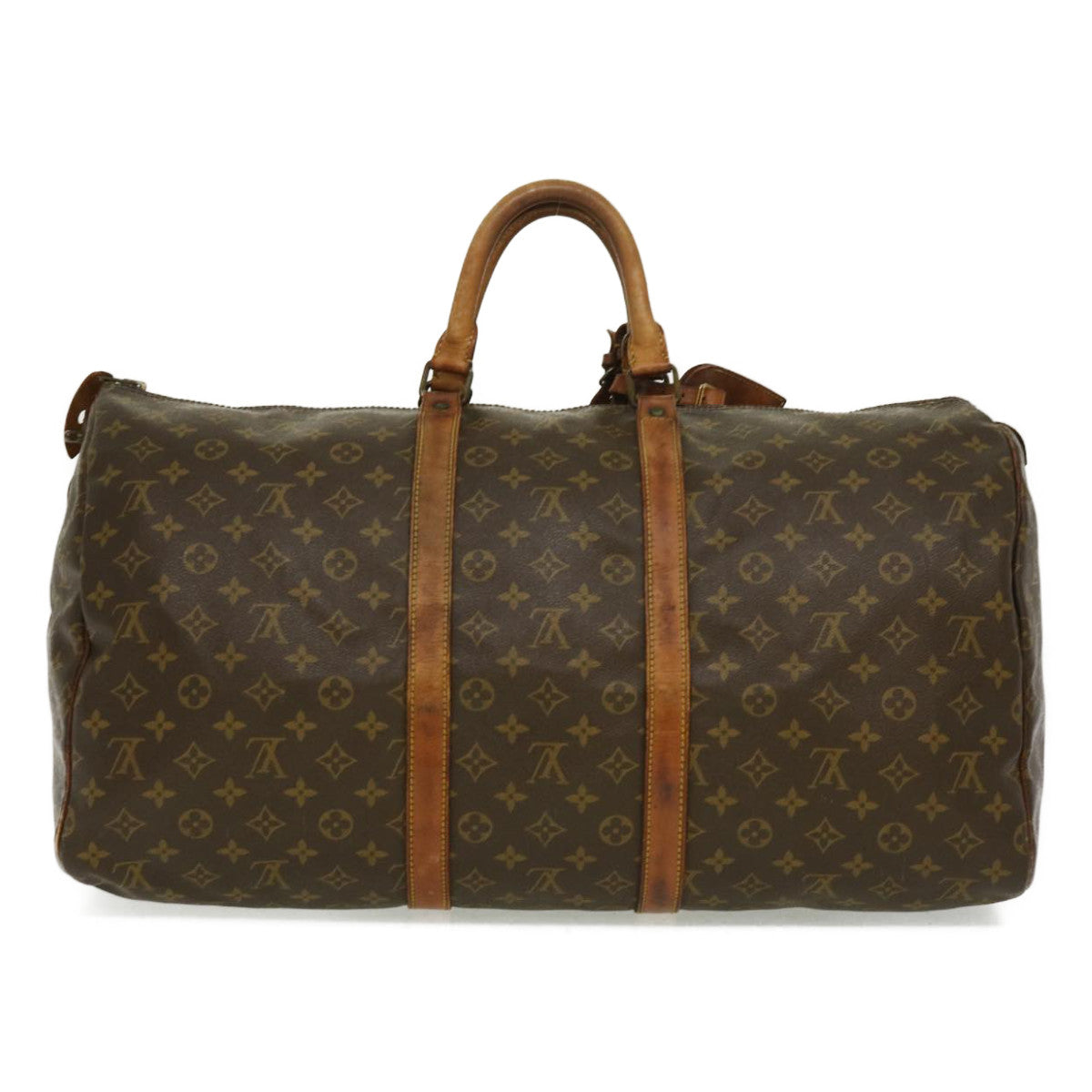 LOUIS VUITTON Monogram Keepall 55 Boston Bag Vintage M41424 LV th2647