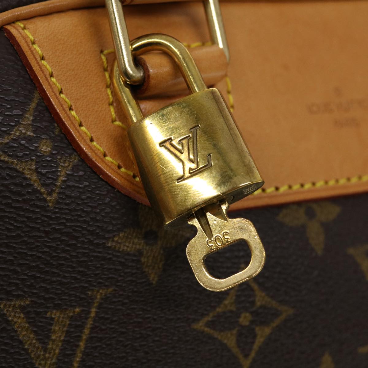 LOUIS VUITTON Monogram Excursion Hand Bag M41450 LV ai655