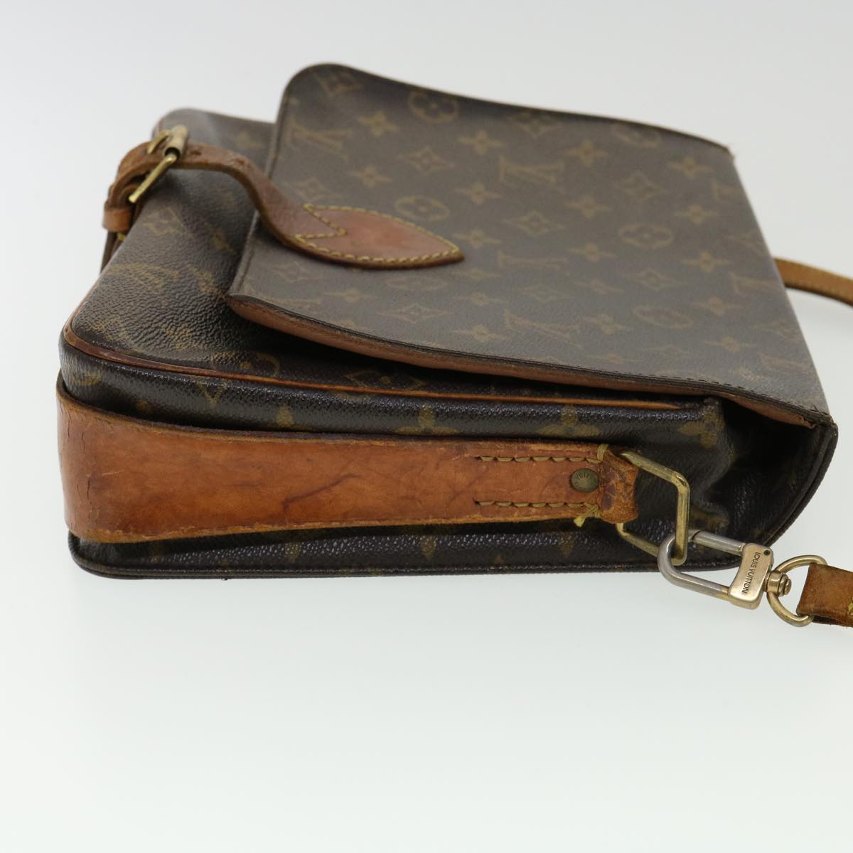 LOUIS VUITTON Monogram Cartouchiere GM Shoulder Bag M51252 LV 31245