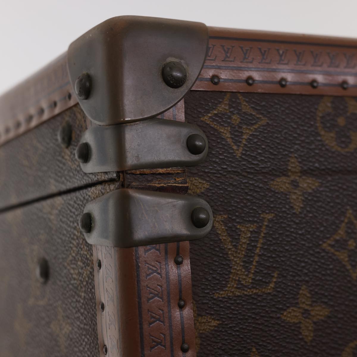LOUIS VUITTON Monogram Boite Buteil Hand Bag Vanity Vintage M21822 am1389gA