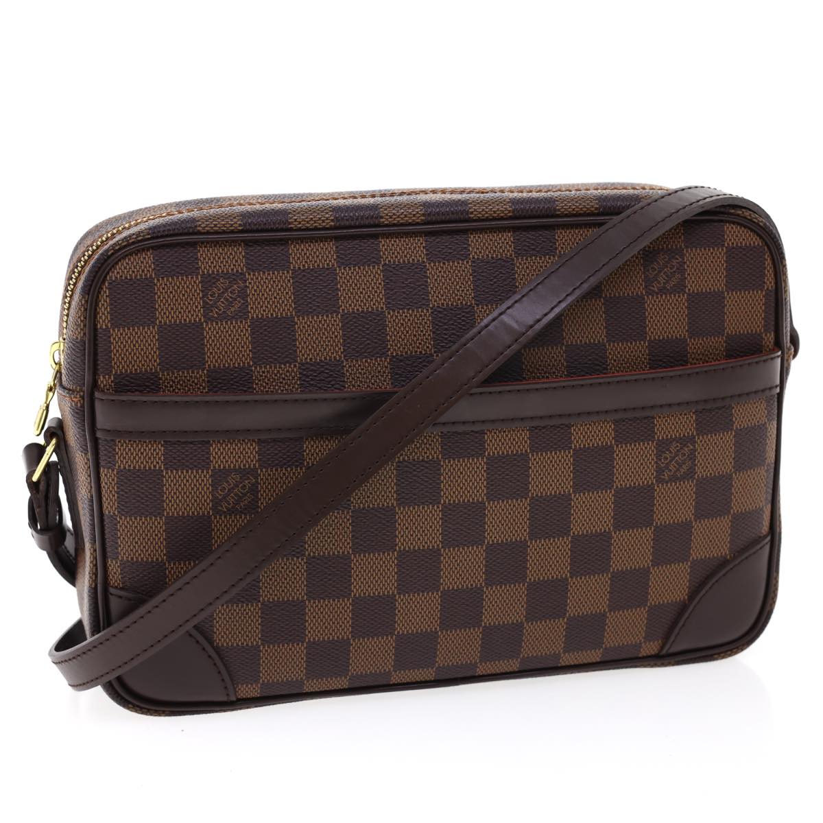 LOUIS VUITTON Damier Ebene Trocadero 27 Shoulder Bag N48085 LV 27264SA