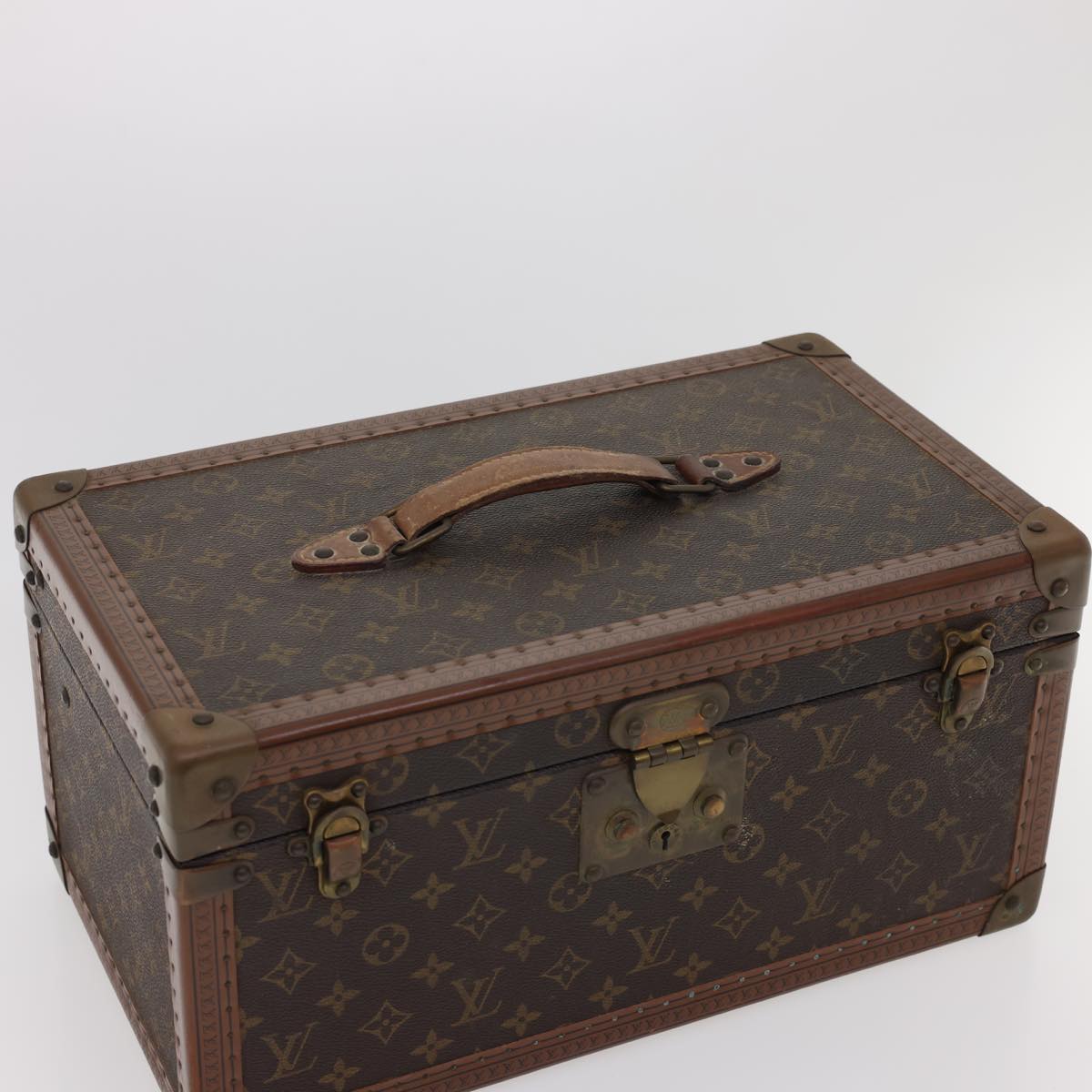 LOUIS VUITTON Monogram Boite Buteil Hand Bag Vanity Vintage M21822 am1389gA