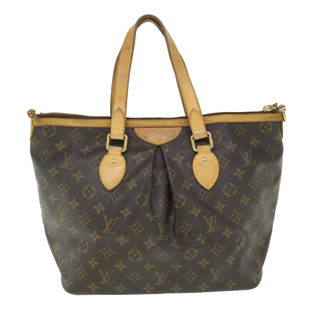 LOUIS VUITTON Monogram Palermo PM Tote Bag M40145 LV 46882