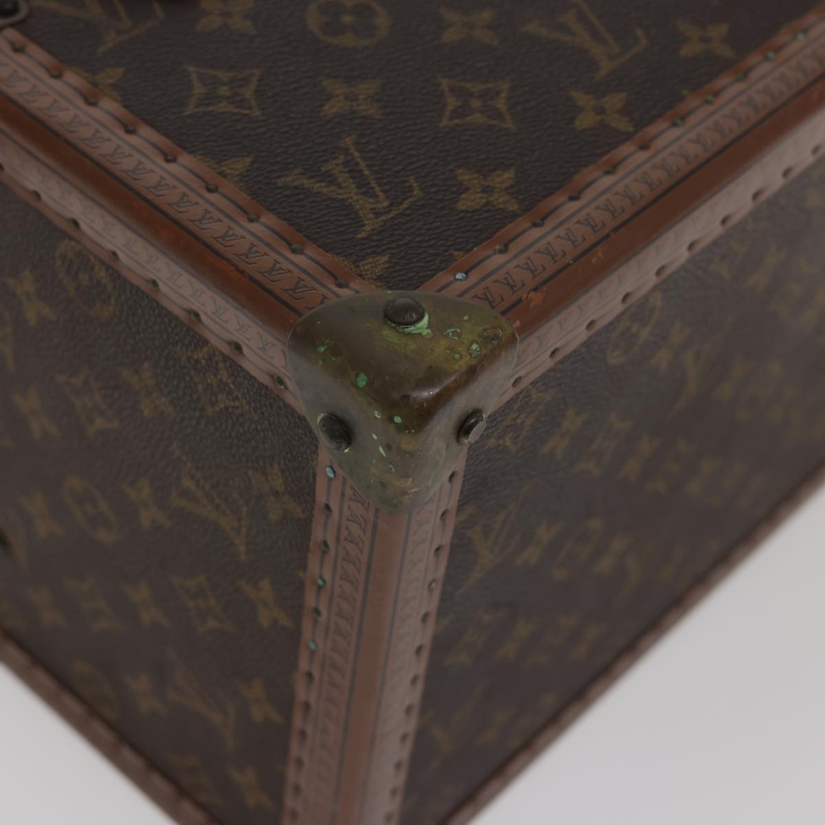 LOUIS VUITTON Monogram Boite Buteil Hand Bag Vanity Vintage M21822 am1389gA