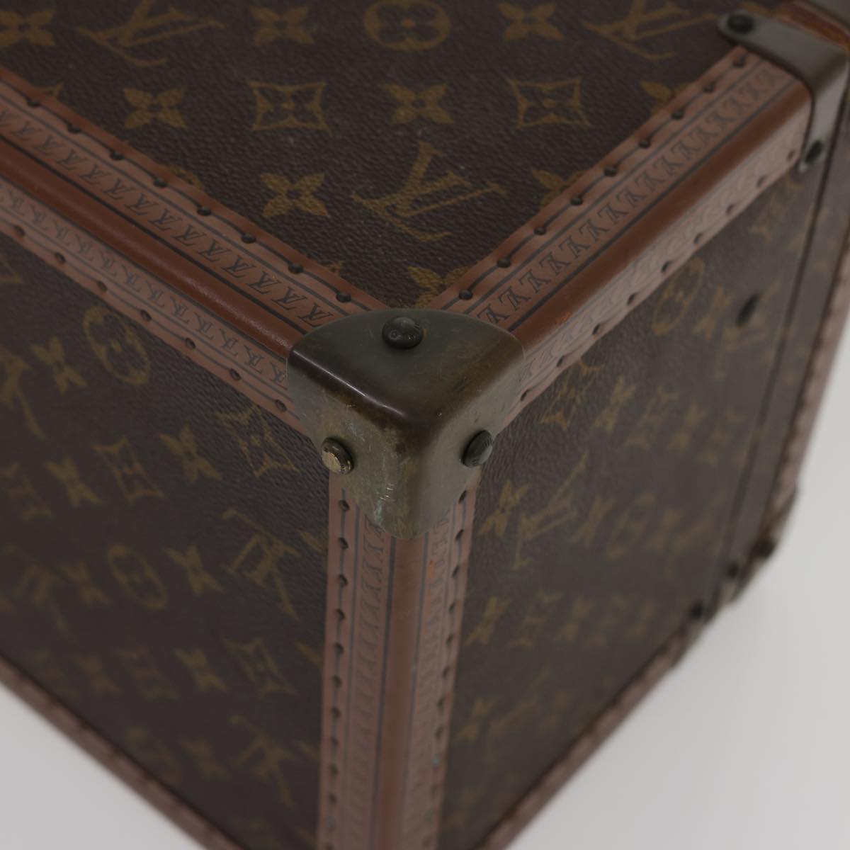 LOUIS VUITTON Monogram Boite Buteil Hand Bag Vanity Vintage M21822 am1389gA