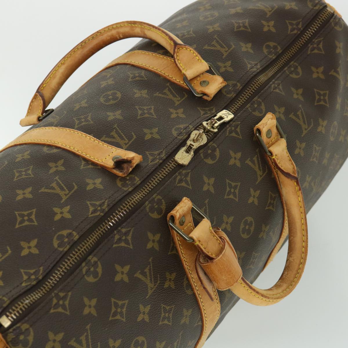 LOUIS VUITTON Monogram Keepall 50 Boston Bag M41426 LV bs2380