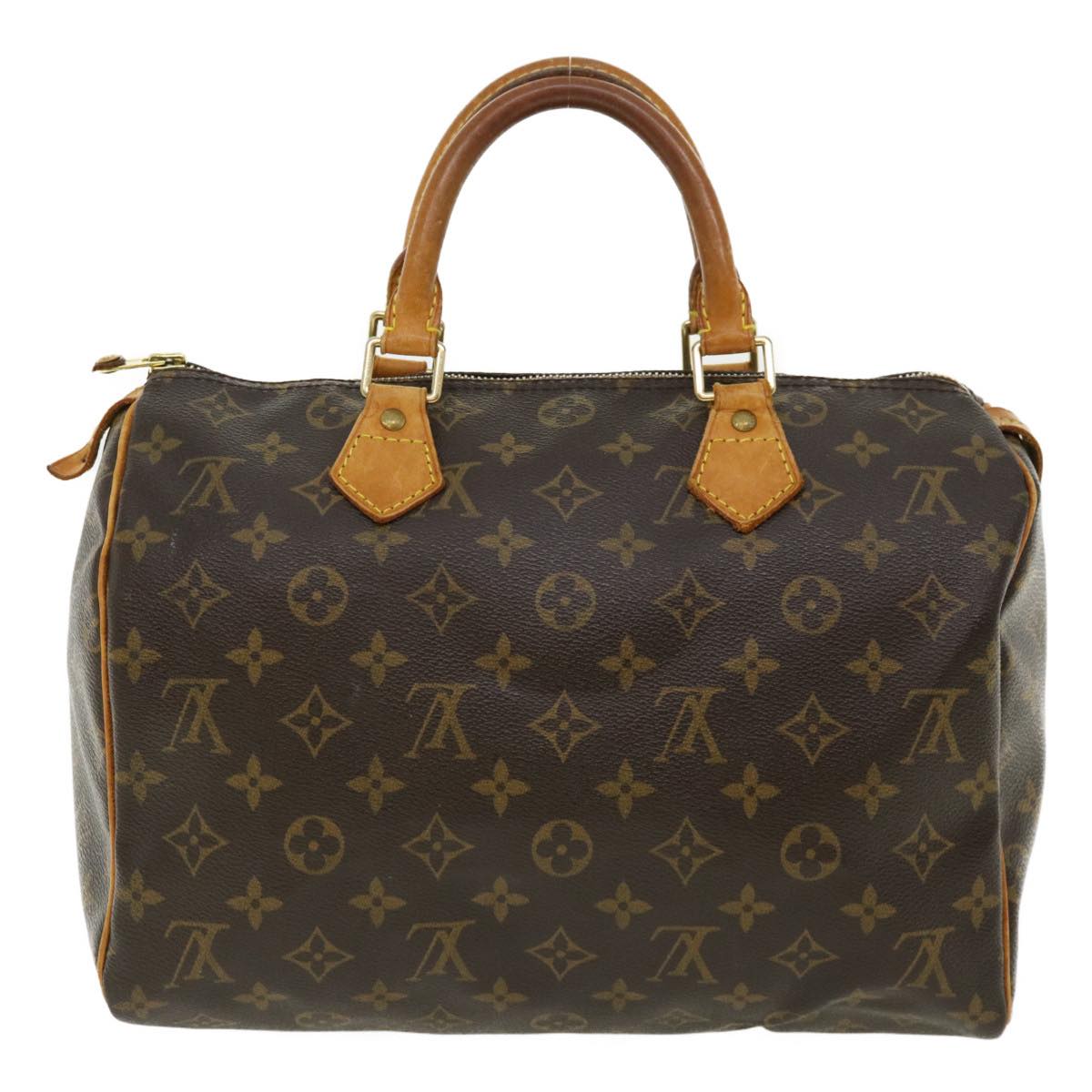 LOUIS VUITTON Monogram Speedy 30 Hand Bag M41526 LV nh594