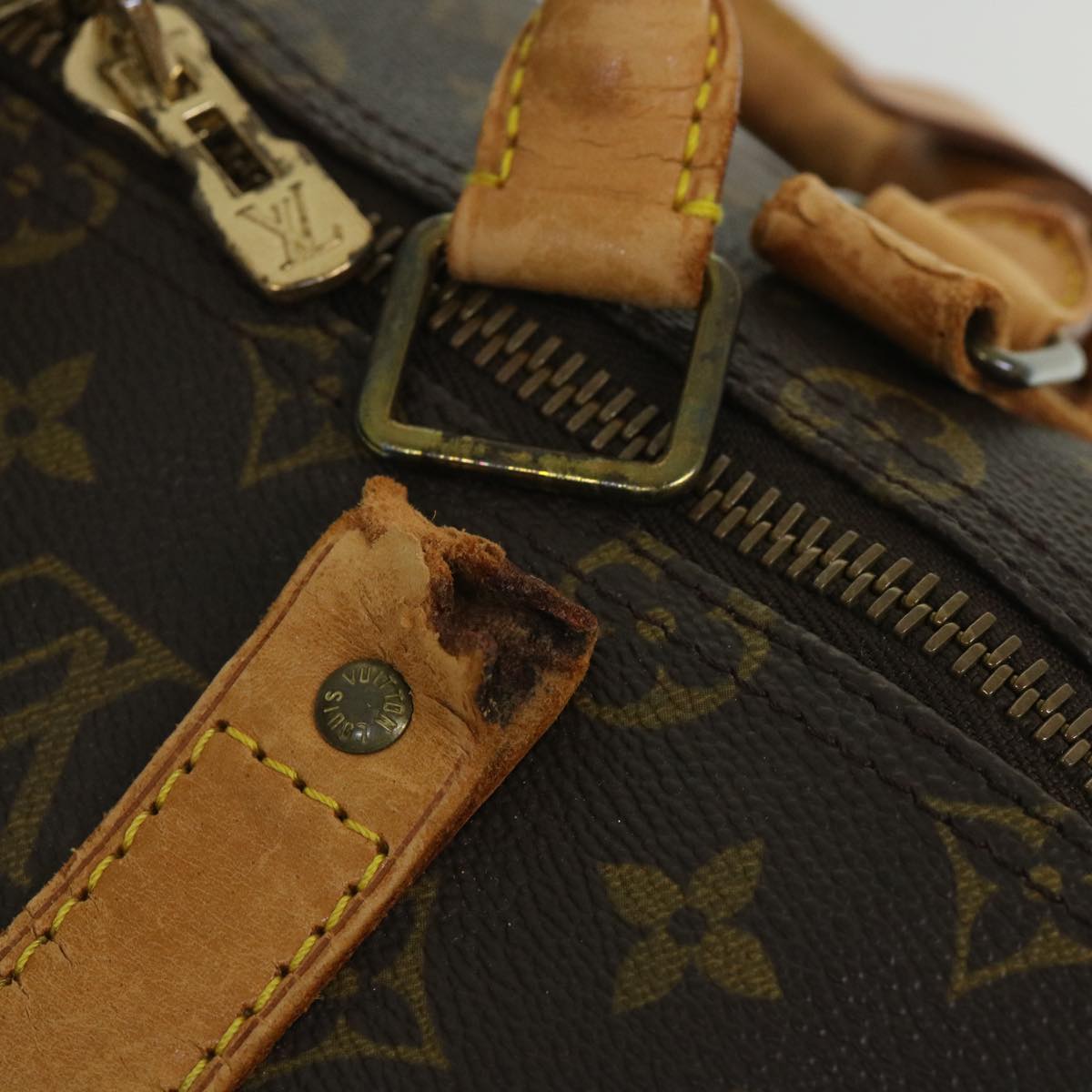 LOUIS VUITTON Monogram Keepall 50 Boston Bag M41426 LV bs2380
