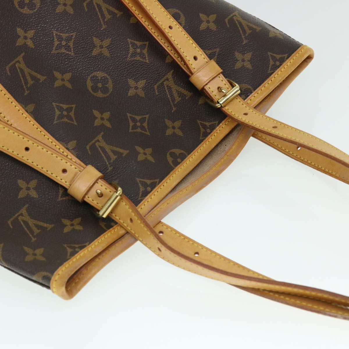 LOUIS VUITTON Monogram Bucket GM Shoulder Bag M42236 LV 25093C