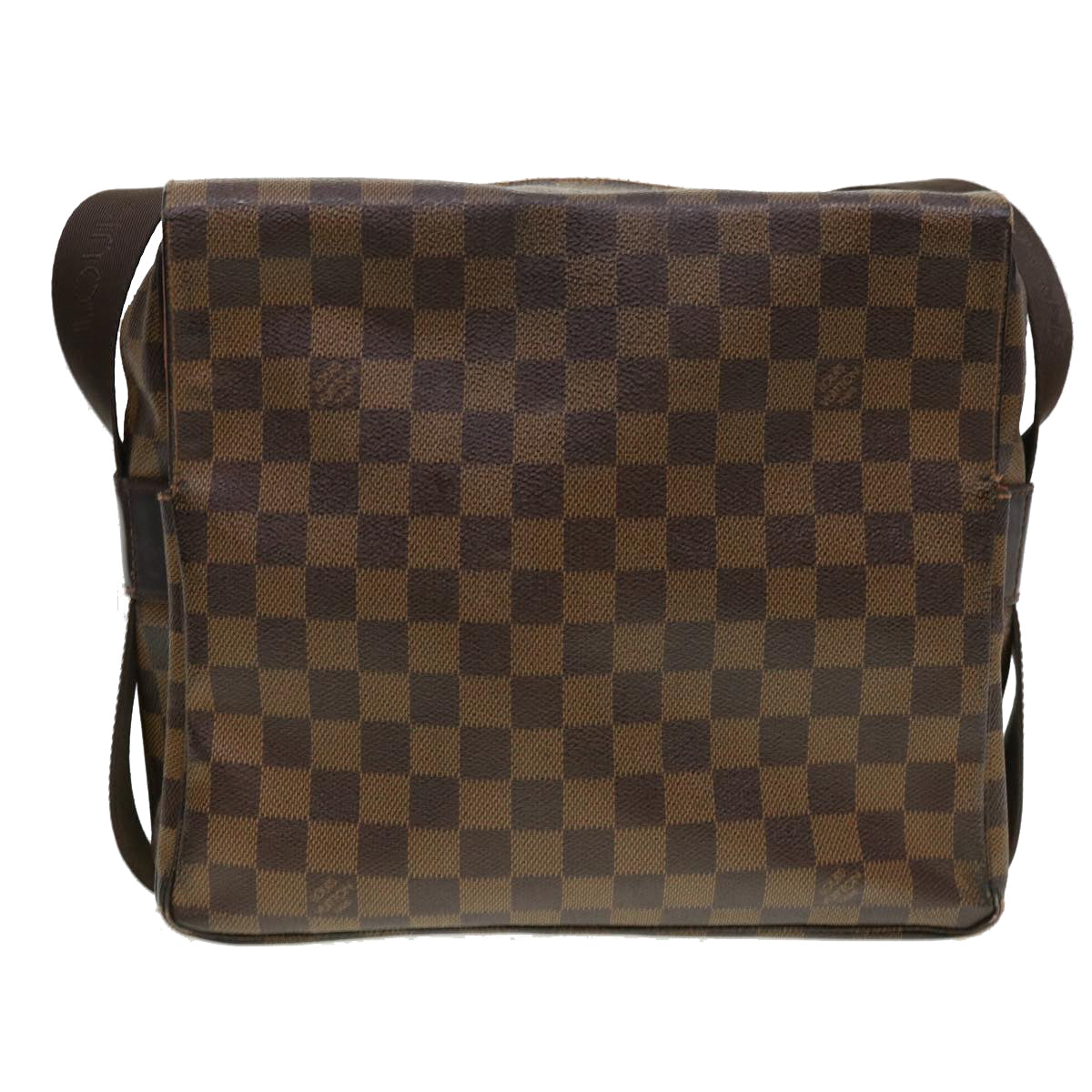 LOUIS VUITTON Damier Ebene Naviglio Shoulder Bag N45255 LV bs4258