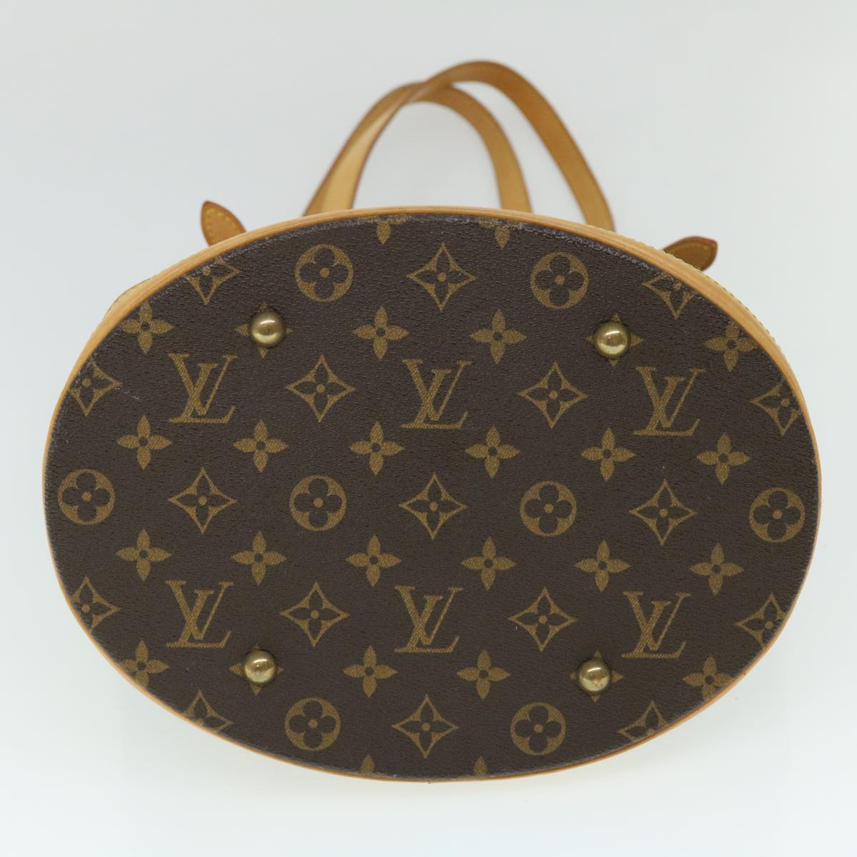 LOUIS VUITTON Monogram Bucket GM Shoulder Bag M42236 LV 25093C