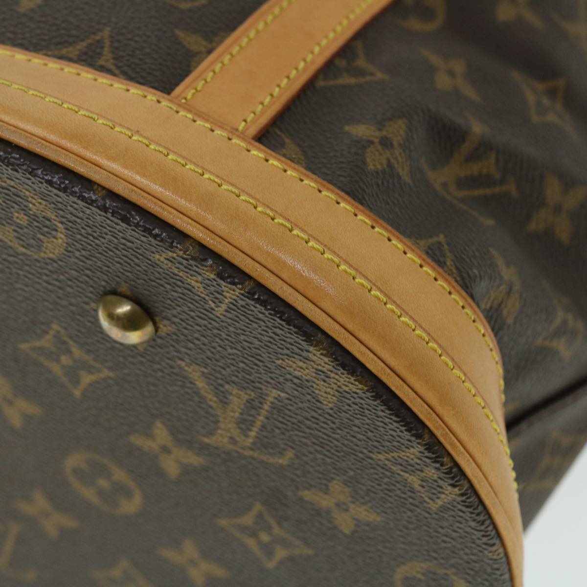 LOUIS VUITTON Monogram Bucket GM Shoulder Bag M42236 LV 25093C