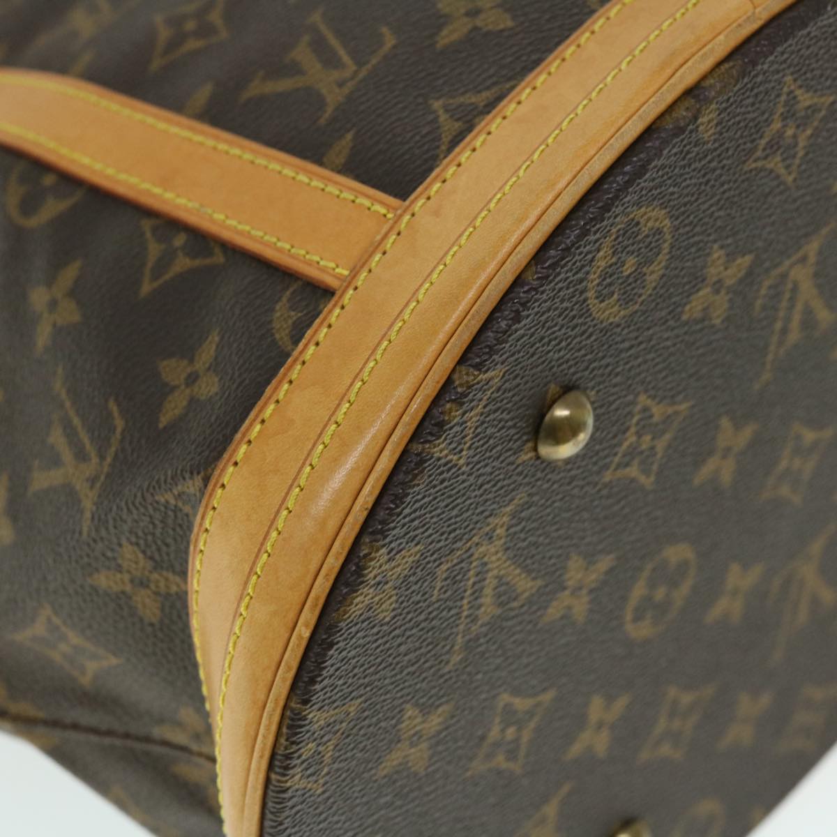 LOUIS VUITTON Monogram Bucket GM Shoulder Bag M42236 LV 25093C