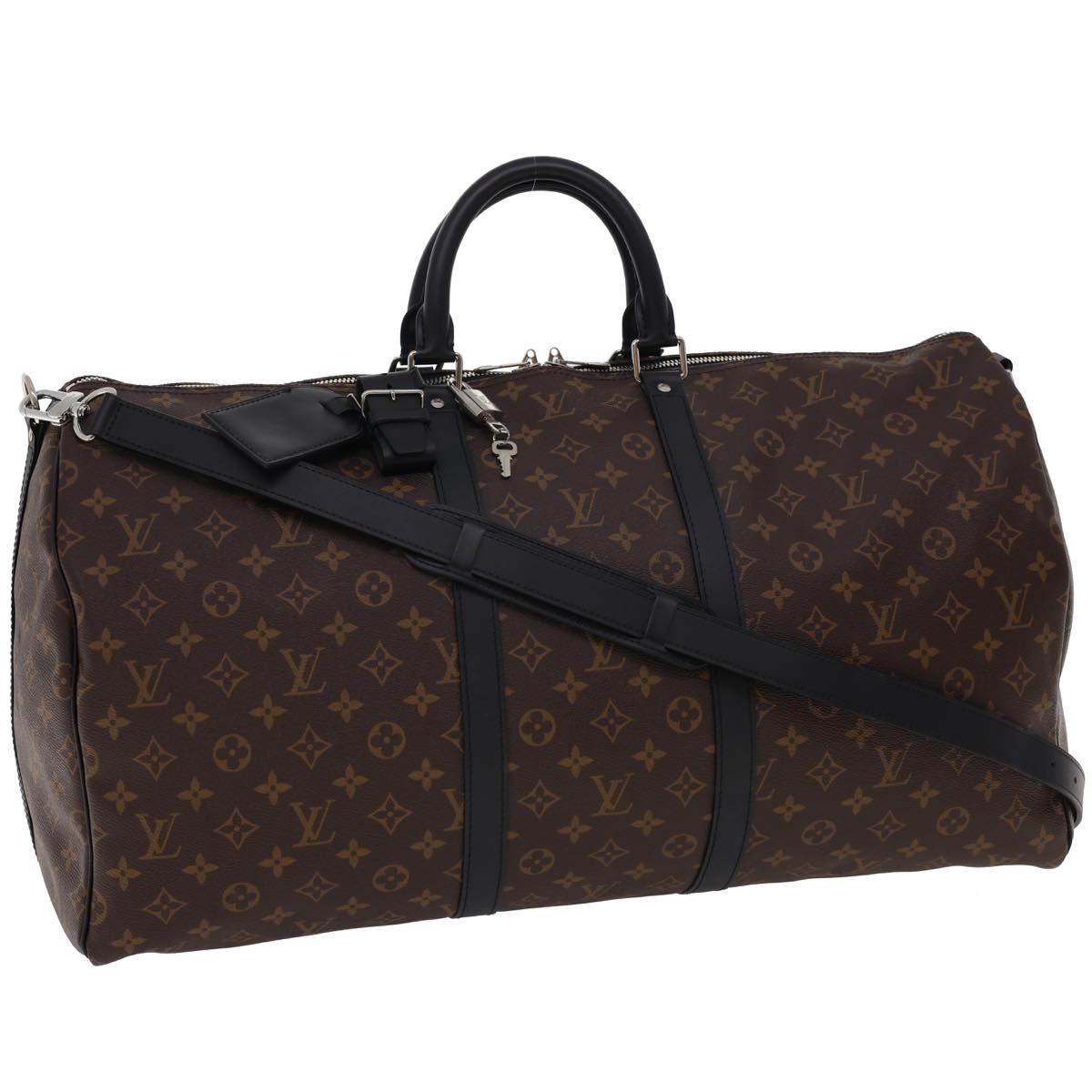 LOUIS VUITTON Monogram Macassar Keepall Bandouliere 55 M56714 28882S