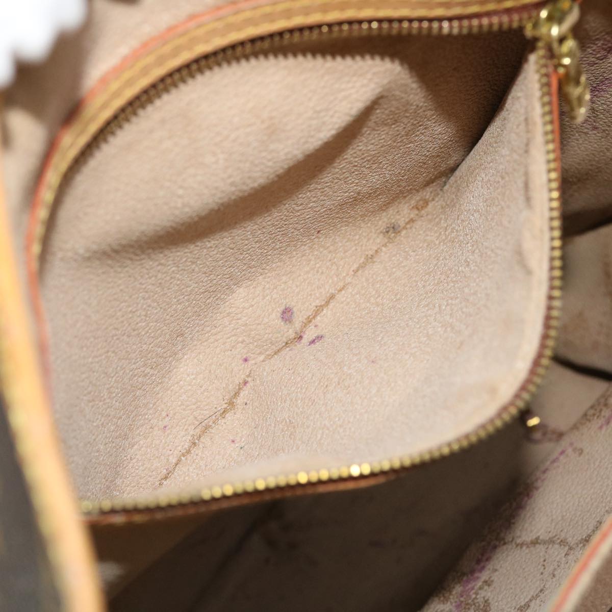 LOUIS VUITTON Monogram Bucket GM Shoulder Bag M42236 LV 25093C