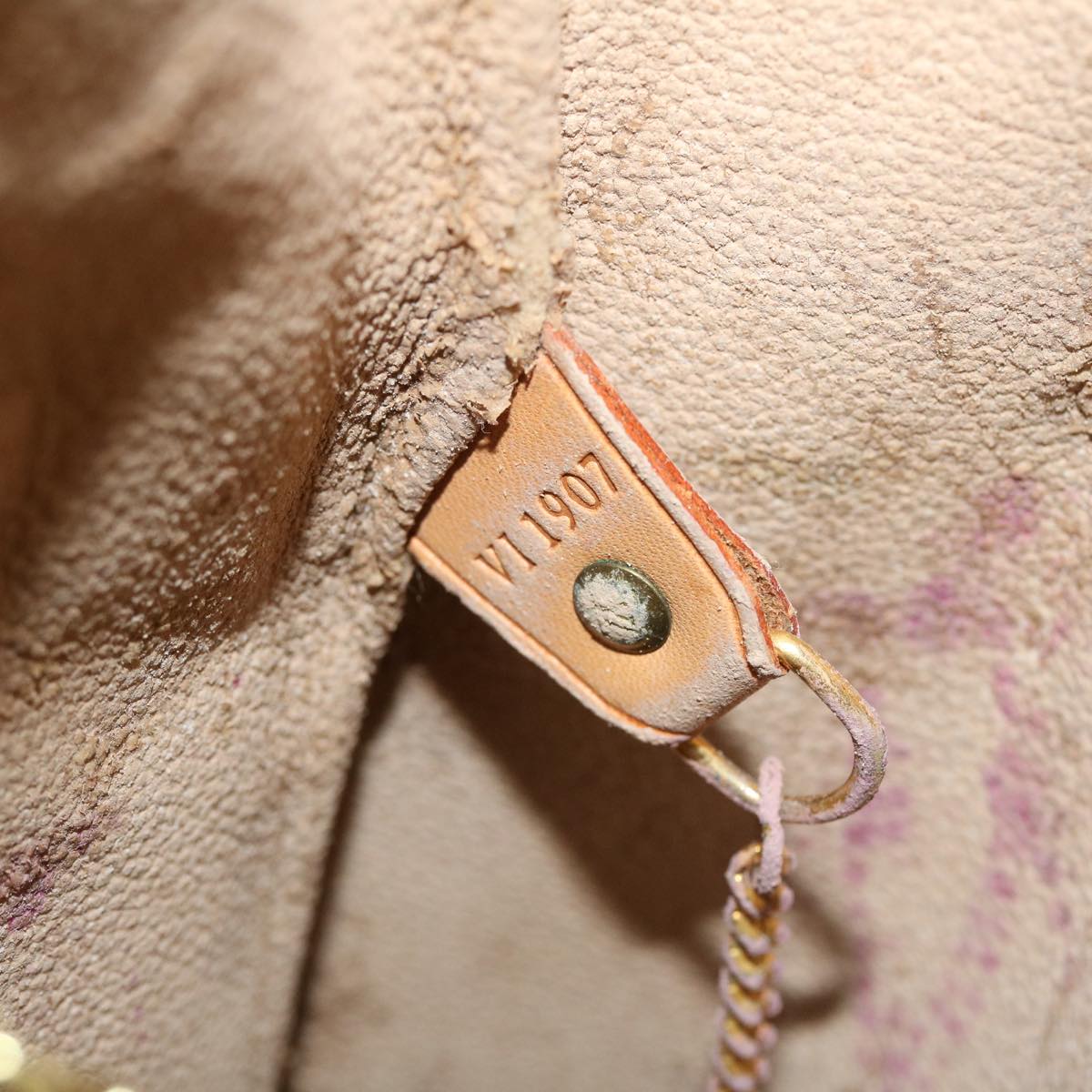 LOUIS VUITTON Monogram Bucket GM Shoulder Bag M42236 LV 25093C