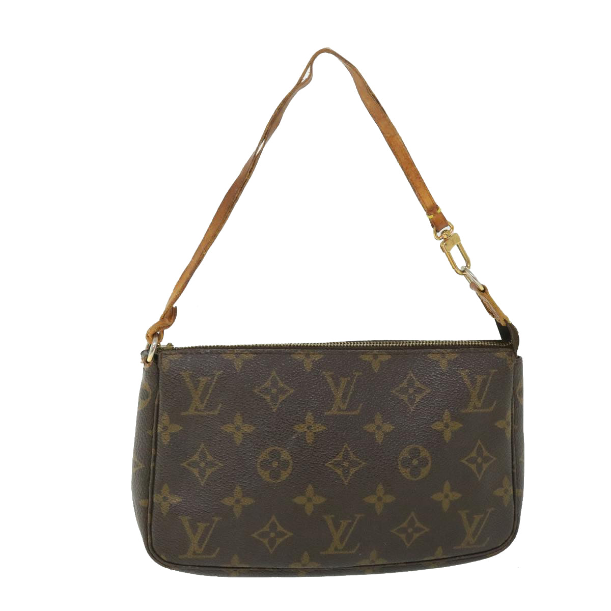 LOUIS VUITTON Monogram Pochette Accessoires Pouch M51980 LV 43640
