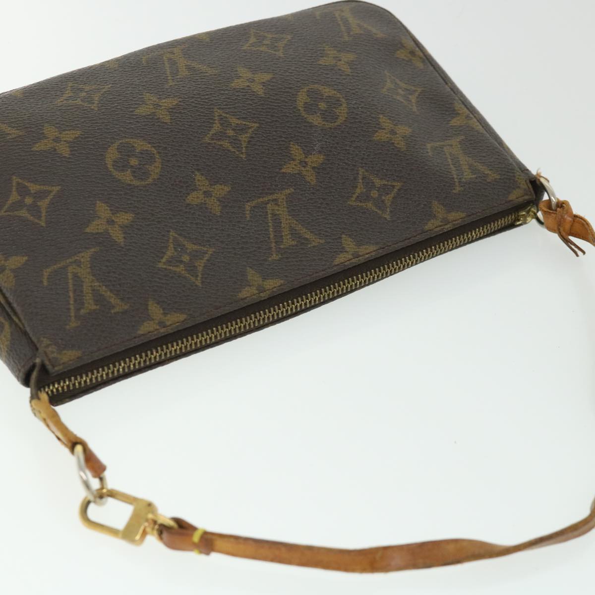 LOUIS VUITTON Monogram Pochette Accessoires Pouch M51980 LV 43640