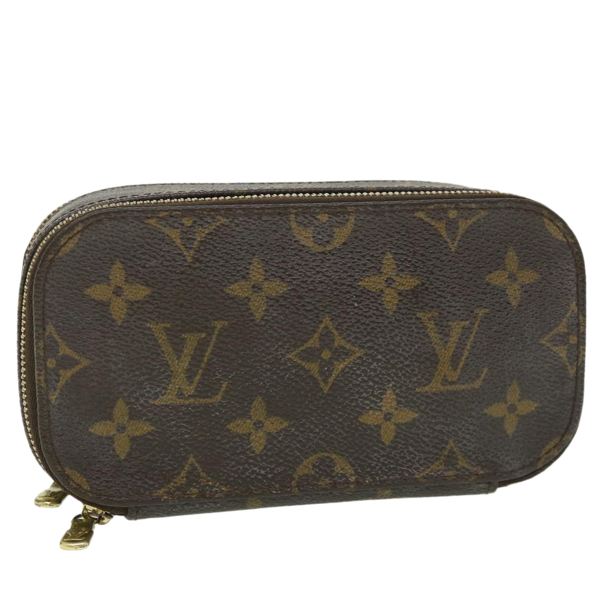 LOUIS VUITTON Monogram Trousse Brush PM Cosmetic Pouch M47510 LV 55143