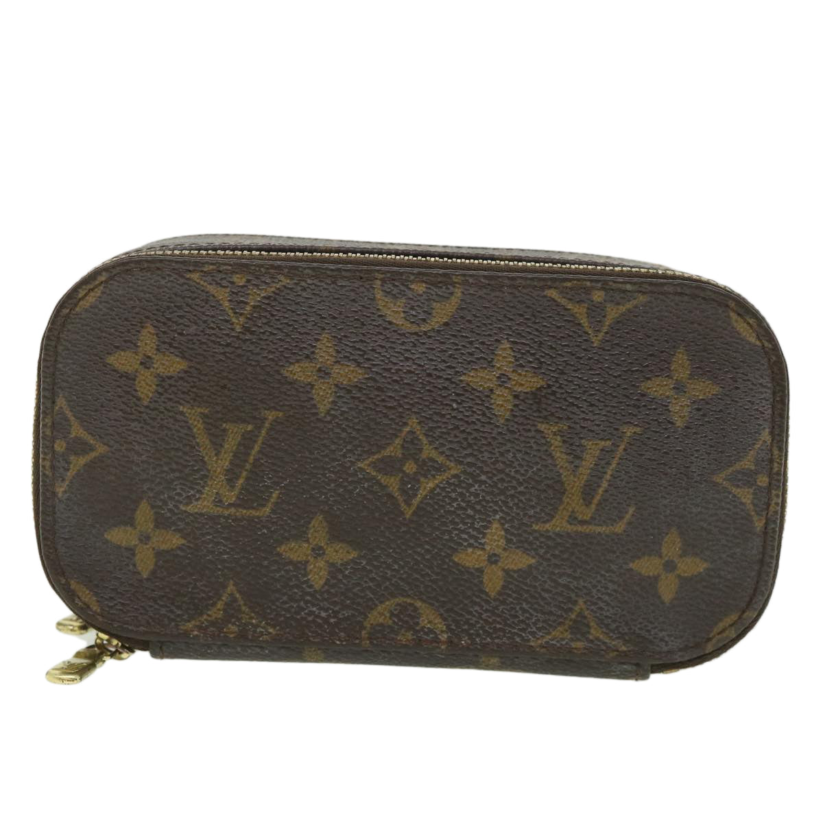 LOUIS VUITTON Monogram Trousse Brush PM Cosmetic Pouch M47510 LV 55143