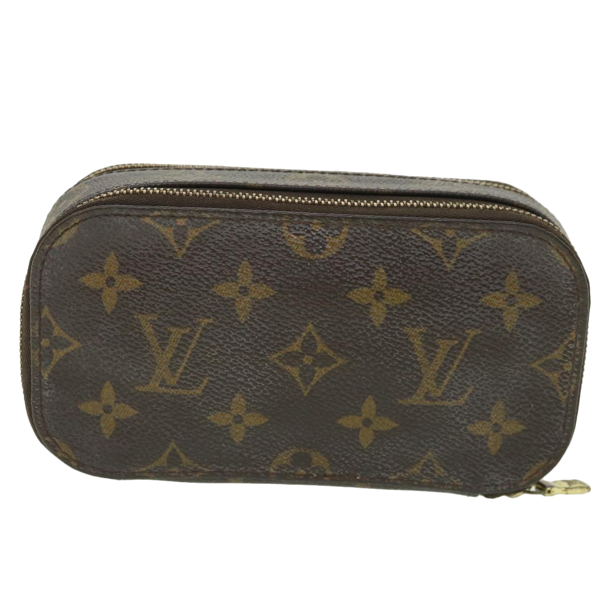LOUIS VUITTON Monogram Trousse Brush PM Cosmetic Pouch M47510 LV 55143