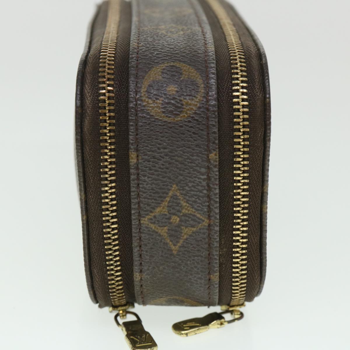 LOUIS VUITTON Monogram Trousse Brush PM Cosmetic Pouch M47510 LV 55143