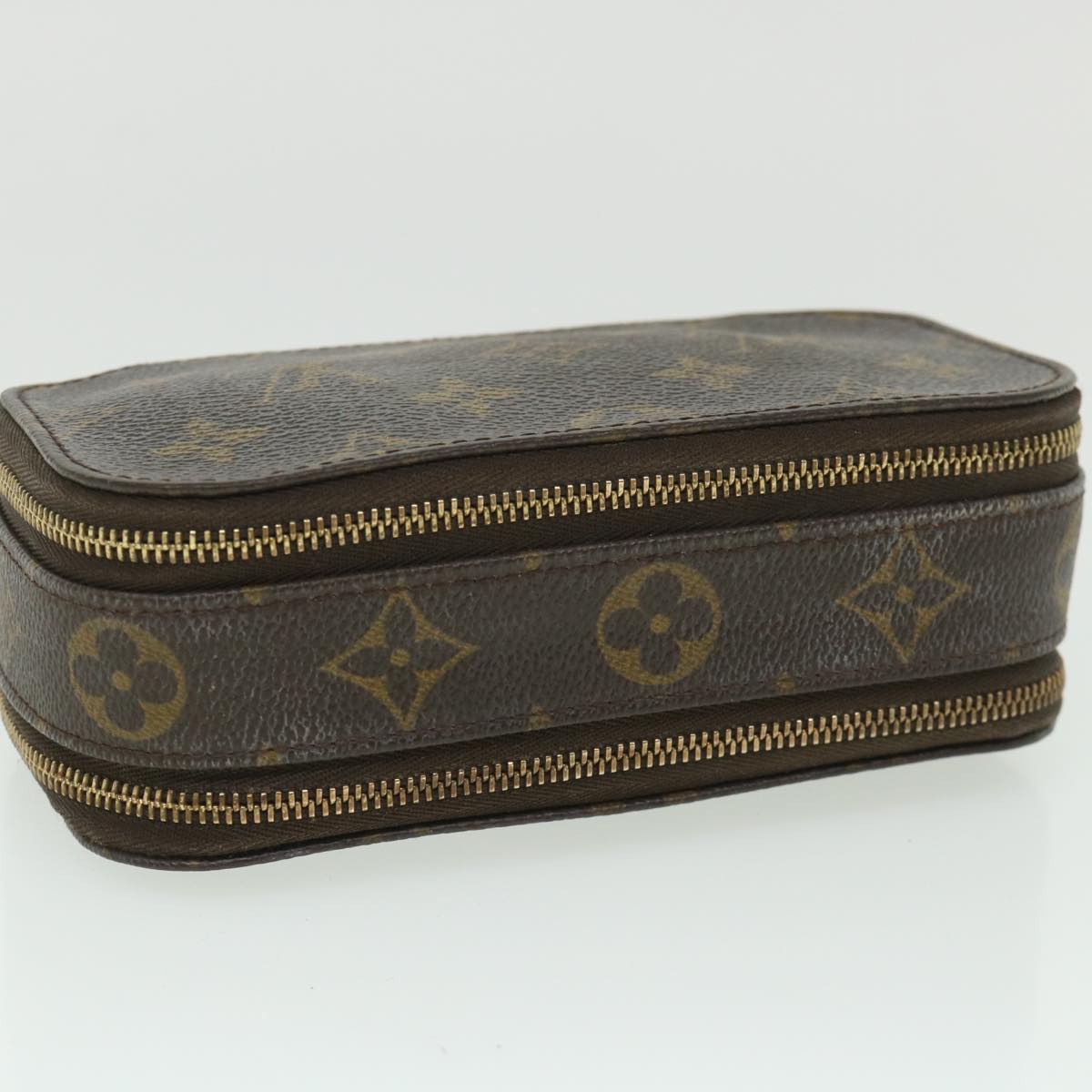 LOUIS VUITTON Monogram Trousse Brush PM Cosmetic Pouch M47510 LV 55143