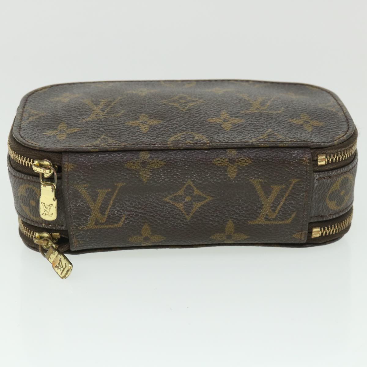 LOUIS VUITTON Monogram Trousse Brush PM Cosmetic Pouch M47510 LV 55143