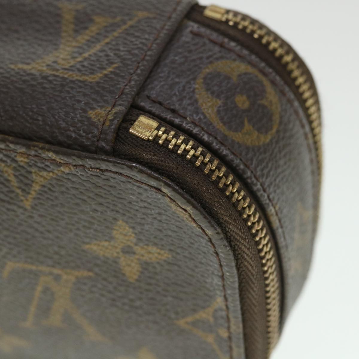 LOUIS VUITTON Monogram Trousse Brush PM Cosmetic Pouch M47510 LV 55143