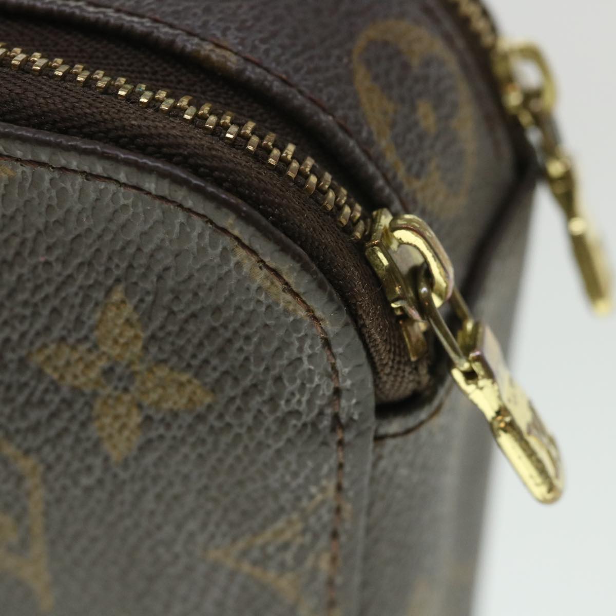 LOUIS VUITTON Monogram Trousse Brush PM Cosmetic Pouch M47510 LV 55143