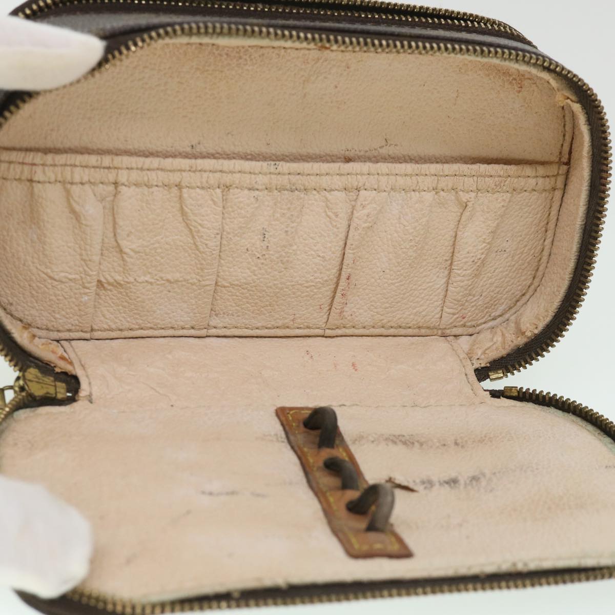 LOUIS VUITTON Monogram Trousse Brush PM Cosmetic Pouch M47510 LV 55143