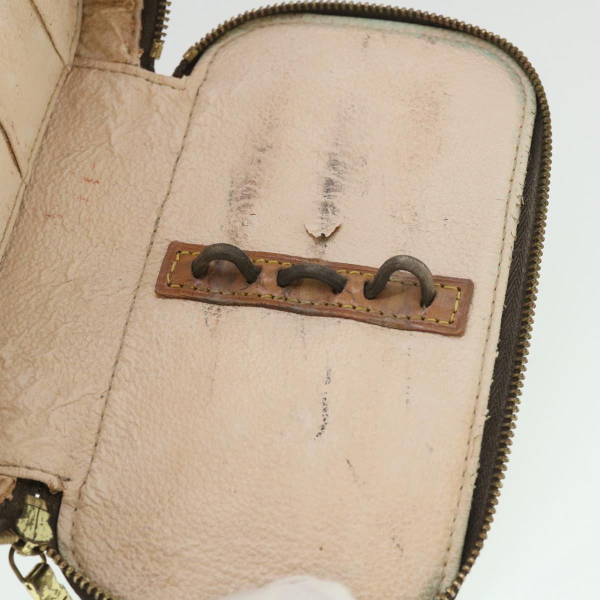 LOUIS VUITTON Monogram Trousse Brush PM Cosmetic Pouch M47510 LV 55143