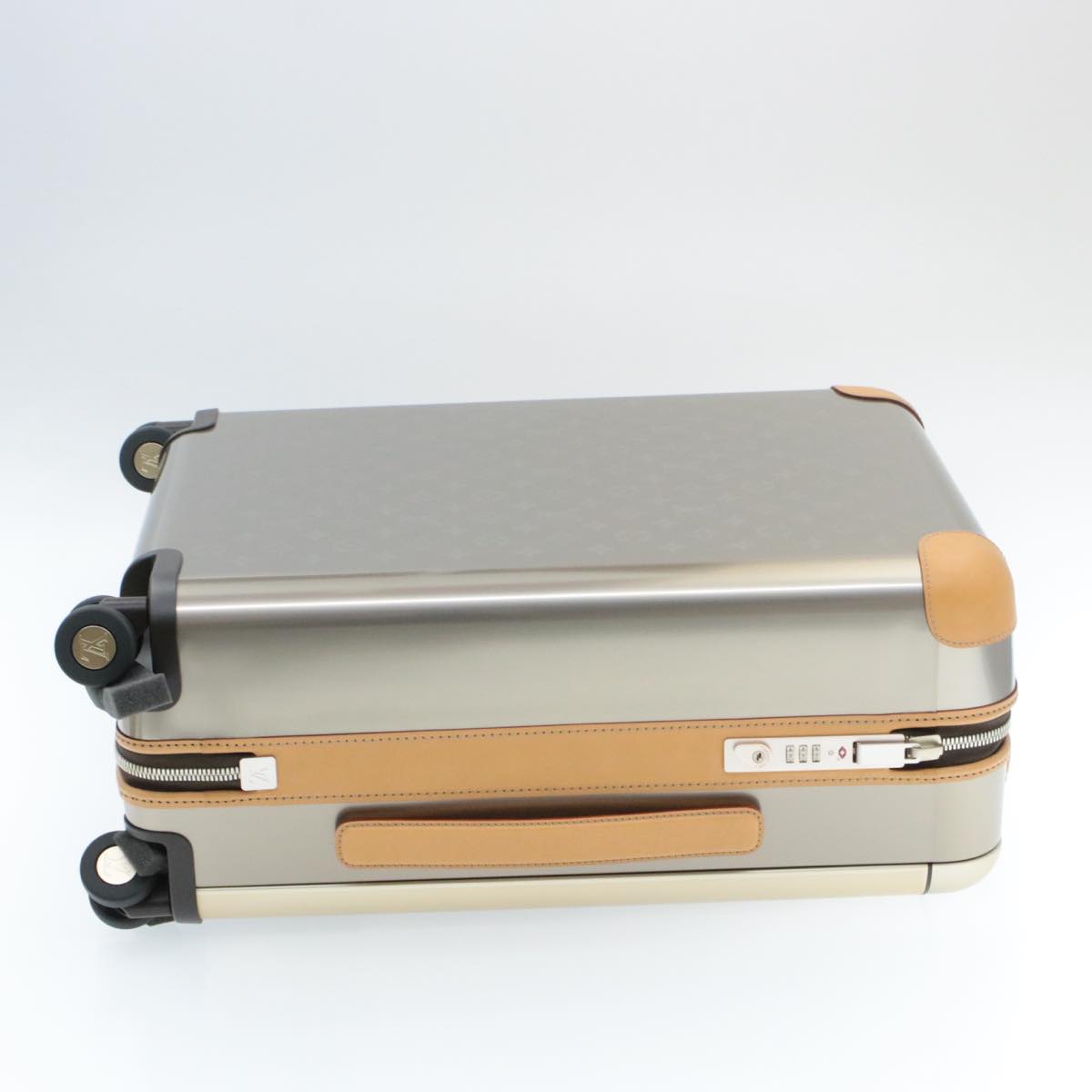 LOUIS VUITTON Monogram Titanium Horizon 55 Roller Suitcase M41226 LV ak157S