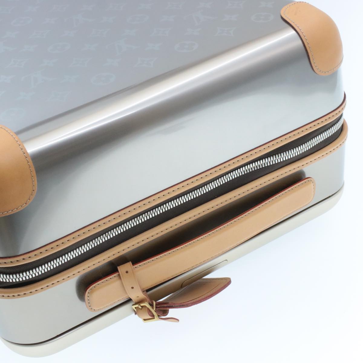 LOUIS VUITTON Monogram Titanium Horizon 55 Roller Suitcase M41226 LV ak157S