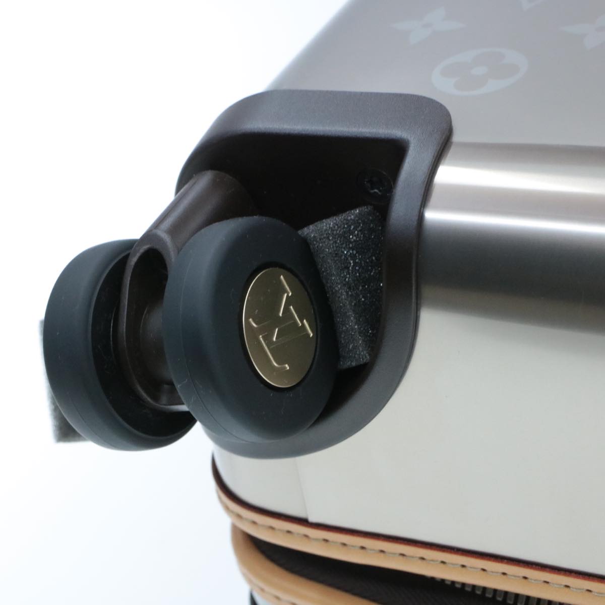 LOUIS VUITTON Monogram Titanium Horizon 55 Roller Suitcase M41226 LV ak157S